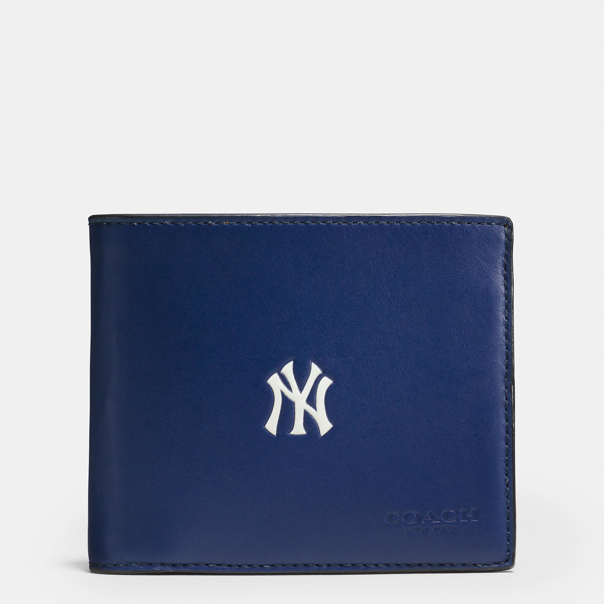 Coach Mlb Compact Id Wallet In Sport Calf Leather in Floral for Men (NY